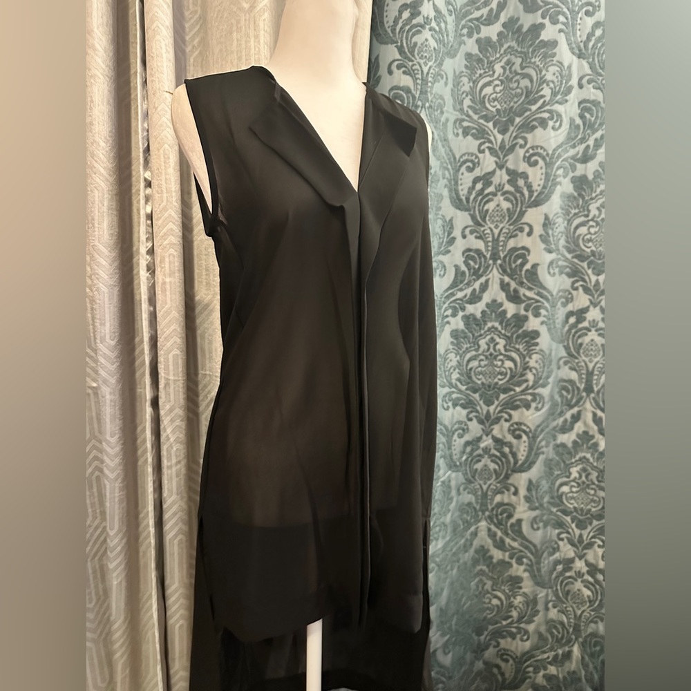 H&M sheer dress shirt.  Size 4